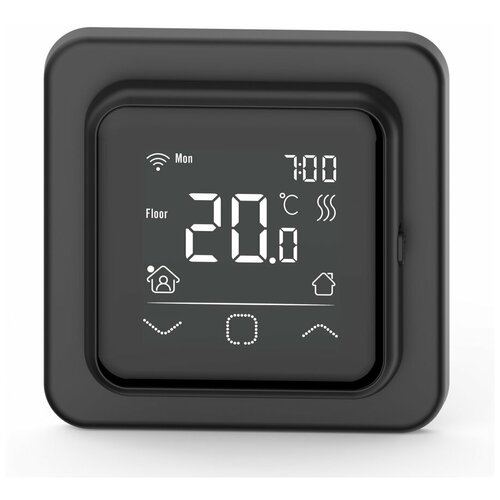 фото Терморегулятор ergert терморегулятор ergert floor control etr-360 black черный, черный