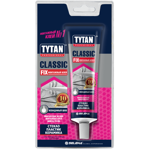 Монтажный клей Tytan Professional CLASSIC FIX, 100 мл