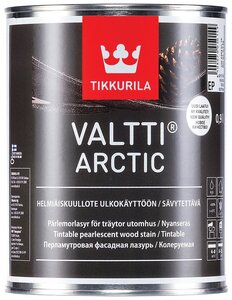 Фасадная лазурь <b>Valtti</b> Arctic (Валтти Арктик) <b>TIKKURILA</b> 0,9л перламутровая бесцветная