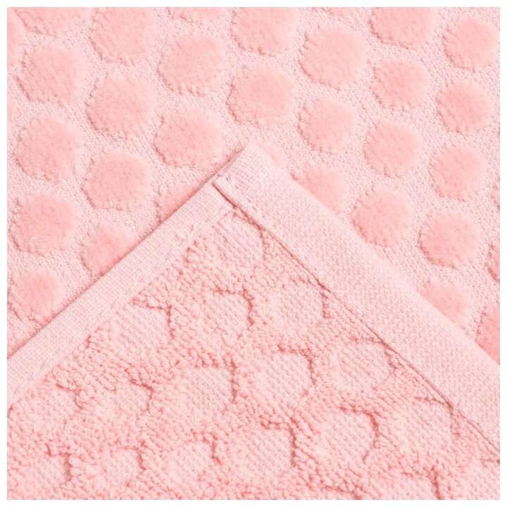 Полотенце махровое Love Life «Комфорт» 70х140 см, розовый, 100% хл, 500 гр/м2 - фотография № 4