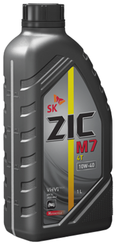 ZIC M7 4T 10w40 SM (синт. для мот. с 4-х такт. двиг.) 1л (1/12)