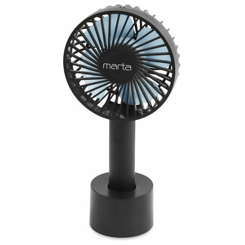 MARTA MT-FN2547 черныйголубой вентилятор портативый 60900₽