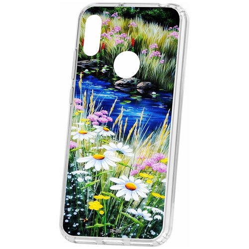 фото Чехол на huawei y6 2019 kruche print ромашки у ручья / чехол для huawei / чехол с рисунком / чехол с принтом / чехол для хонор / чехол для хуавей / бампер на хуавей / чехол накладка для хонор / противоударная накладка для honor huawei / защита для honor / защита на huawei / cиликоновый чехол для huawei honor / пластиковый чехол на huawei / защитный чехол для honor / чехольчик / защита телефона / ударопрочный чехол кruче