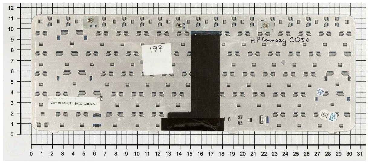 Клавиатура для ноутбука HP Compaq V061130ES1 черная