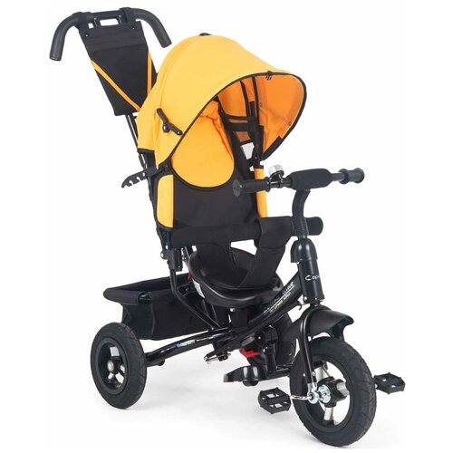 Велосипед трехколесный с ручкой управления (родительской ручкой)Capella Action trike A 2022. Цвет Green Powder