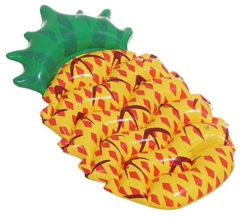 Надувной матрас "Ананас", плот надувной в виде ананаса, надувной матрас для плавания, гигантский ананас