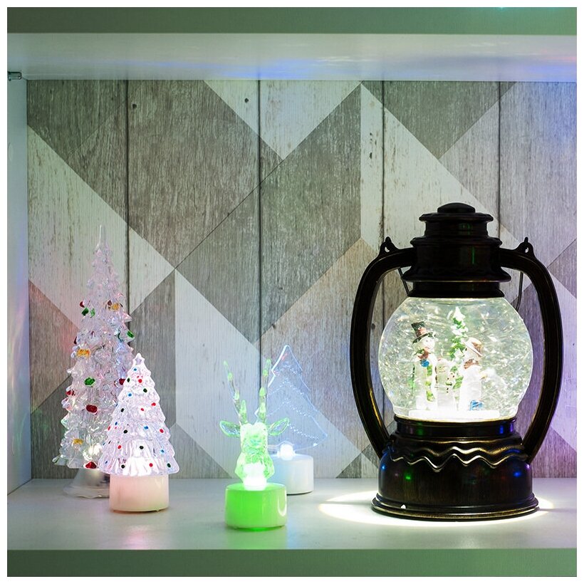 Фигура светодиод. "Елочка" (батарейки 3хAG13 в компл.) 1LED 15см RGB 4.5B IP20 513-022 Neon-Night - фото №2