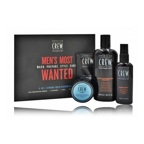 American Crew / Набор Men's Most Wanted 4-in-1 Strong Hold Grooming Kit
