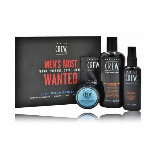 American Crew / Набор Men's Most Wanted 4-in-1 Strong Hold Grooming Kit