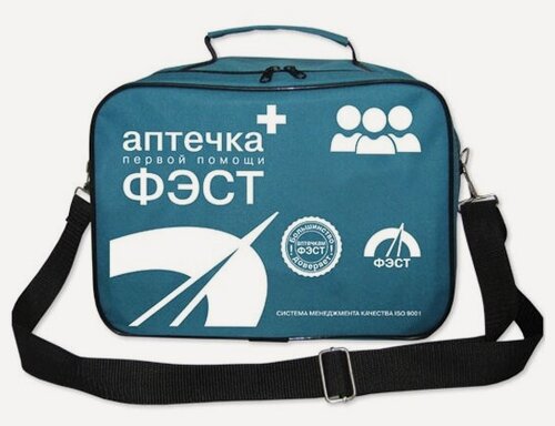 Изображение товара Аптечка Фэст Предприятие первой помощи коллективная "ФЭСТ" на 100 человек (футляр-сумка) №3.2