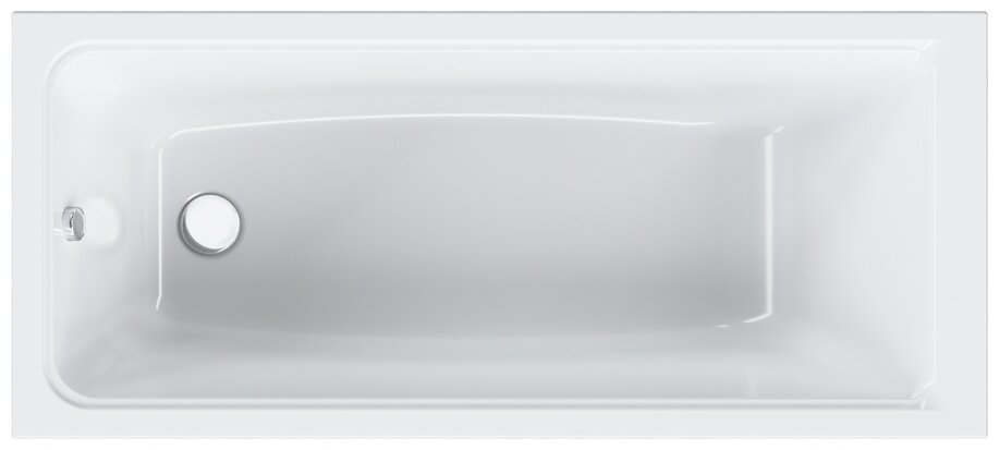 Ванна AM.PM Gem 160x70 W90A-160-070W-A, акрил, глянцевое покрытие, белый 