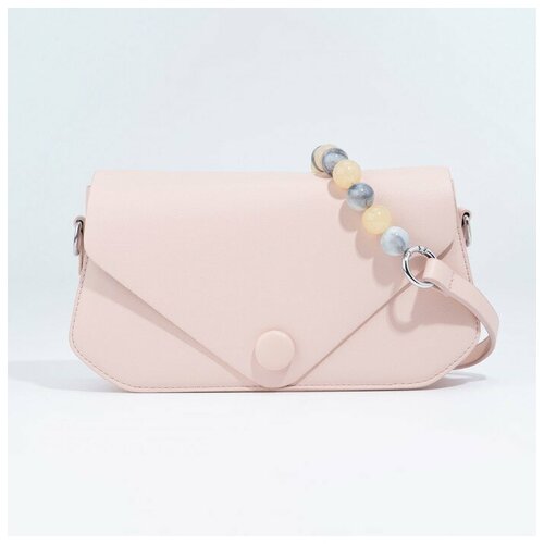 фото Мессенджер, отдел на клапане, длинный ремень, цвет розовый нет бренда