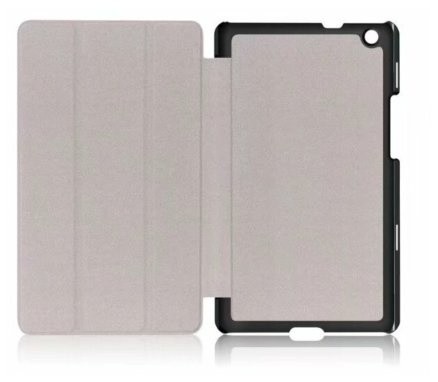 Чехол-обложка MyPads для Huawei MediaPad M3 Lite 8 (CPN-W09/AL00) тонкий умный кожаный для пластиковой основе с трансформацией в подставку красный