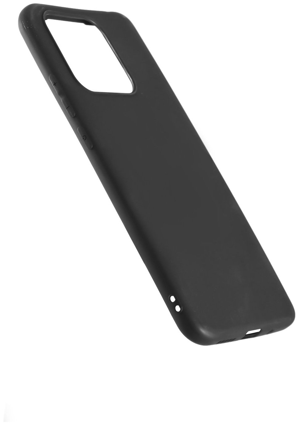 Чехол защитный TPU LuxCase для Xiaomi Redmi 10C, Чёрный, 1,1 мм - фото №2