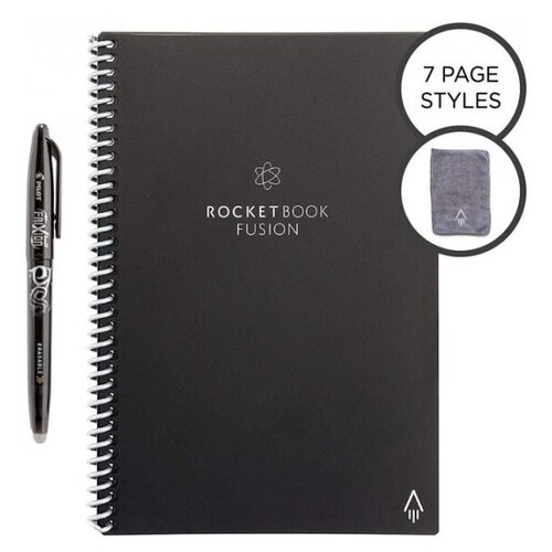 Интеллектуальный блокнот Rocketbook Fusion Executive infinity black A5 (EVRF-E-K-A)