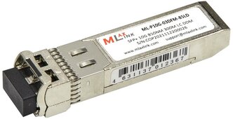 Модуль MlaxLink оптический многомодовый SFP+, 10Гб/с, 0.3км, 850нм, 2xLC, DDM