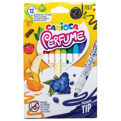 Фломастеры "Carioca" ароматизированные Perfume 12 цв