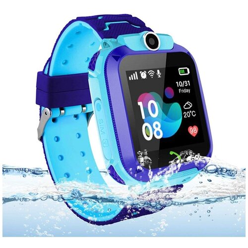 Детские часы SunRise Smart Watch GSM SIM селфи-камера кнопка SOS Возможность совершать звонки прямо с часов Синий 139000₽
