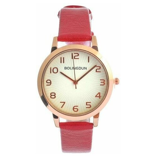 фото Наручные часы часы наручные женские "бернини", d-3.6 см, красный микс (1 шт.), мультиколор promarket