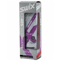 Мазь держания Swix Violet/Silver Klister жидкая со скребком, -4C/+2C, KX40S, фиолетовый, серебристый