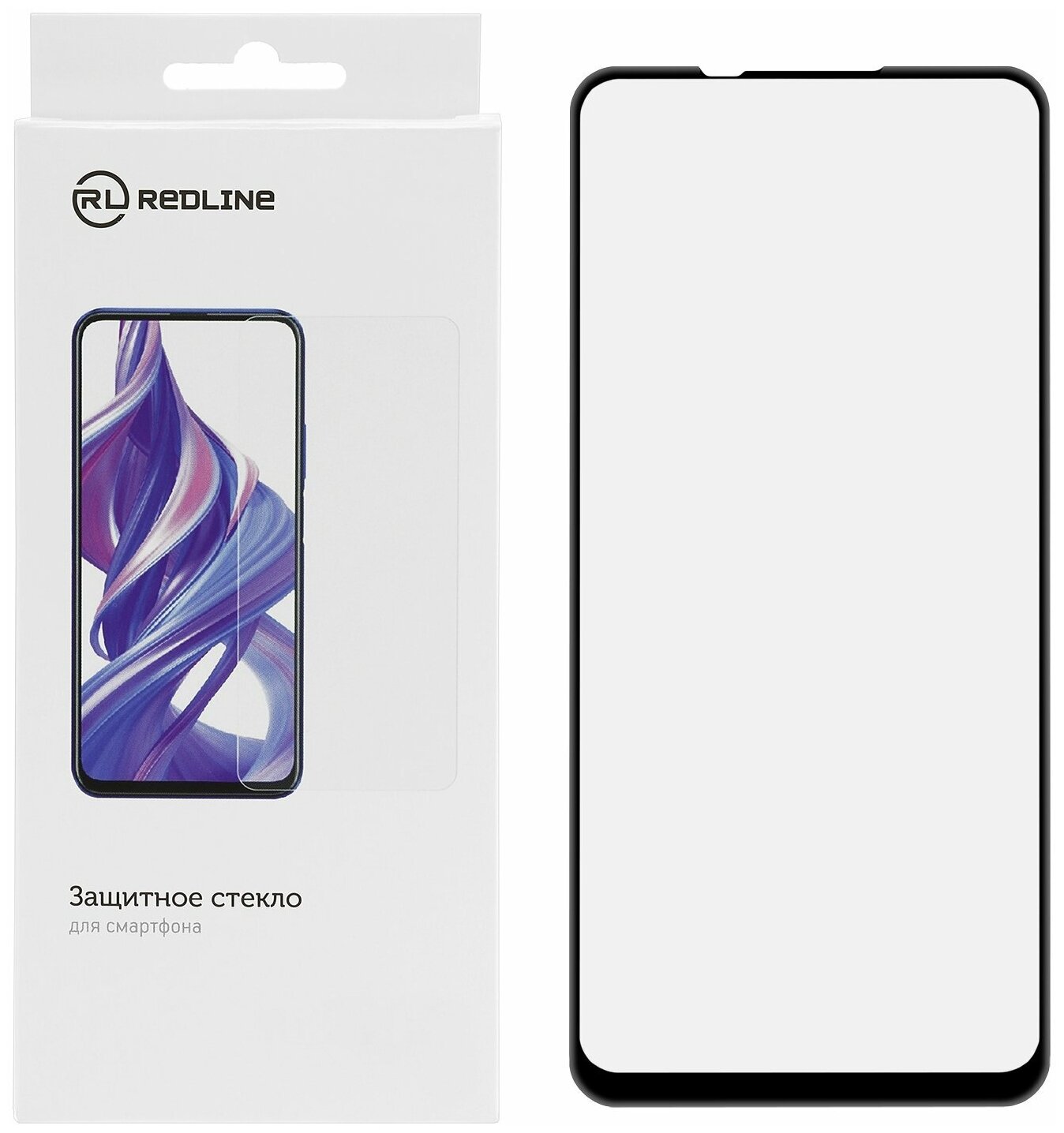 Защитное стекло для Samsung Galaxy A72 Full Screen Full Glue черный Redline