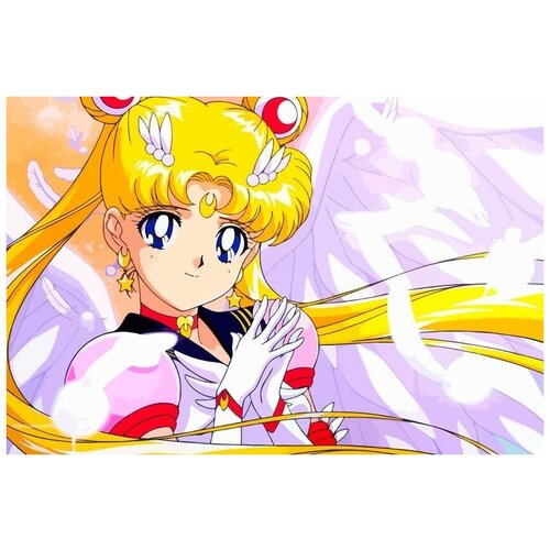 Картина по номерам на холсте Аниме Сейлор Мун Sailor moon - 7564 Г 60x40 картина по номерам набор для раскрашивания на холсте аниме сейлор мун sailor moon 7561 г 60x40