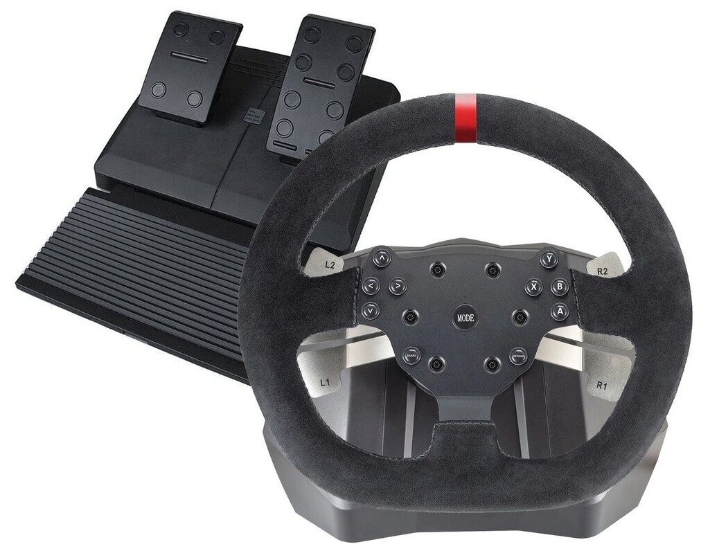 Руль Artplays V-1200 Vibro для PS4 PC Xbox One Switch Premium Leather Edition