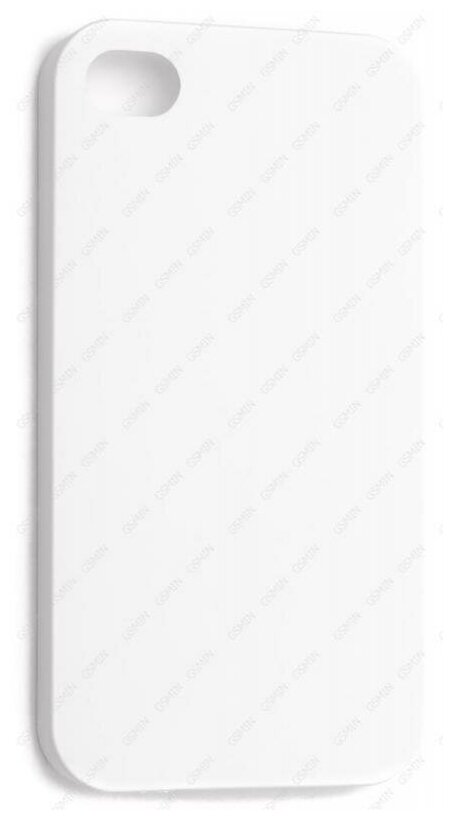Чехол-накладка для Apple iPhone 4/4S (Белый)