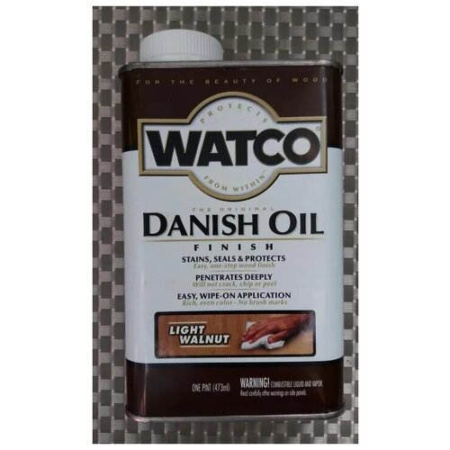 Масло WATCO Danish Oil для дерева светлый орех 0,946 л
