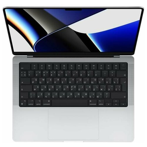 Ноутбук Apple Macbook Pro Late 2021 (34562234, Apple M1 Pro, RAM 16 ГБ, SSD 512 ГБ, Apple graphics 16-core), MK1E3LL/A, серебристый