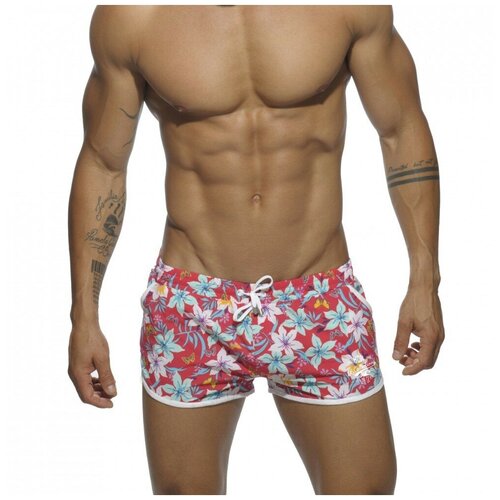 фото Плавки-шорты "hawaiian short - red" / addicted / красный / размер l