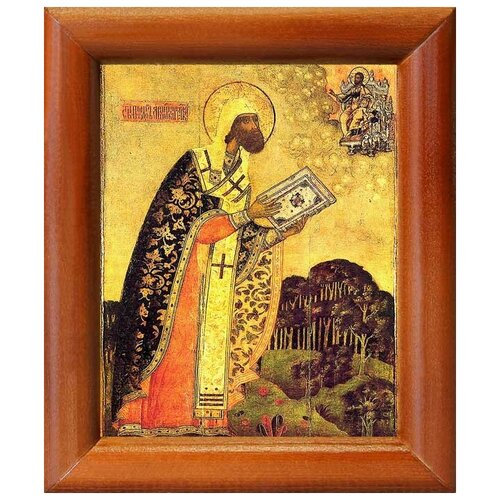 Святитель Феодор архиепископ Ростовский, икона в рамке 8*9,5 см святитель феодор архиепископ ростовский икона в рамке 8 9 5 см