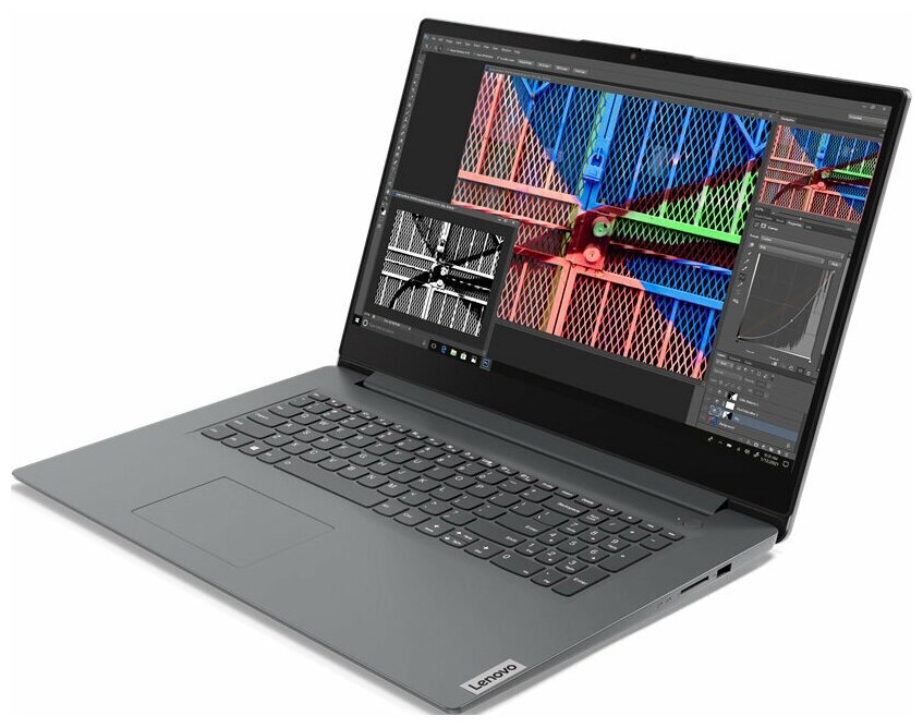 Ноутбук Lenovo V17 G2 ITL Intel Core i5 1135G7 2400MHz1731920x10808GB512GB SSDIntel Iris Xe GraphicsБез ОС 82NX00DTRU Grey