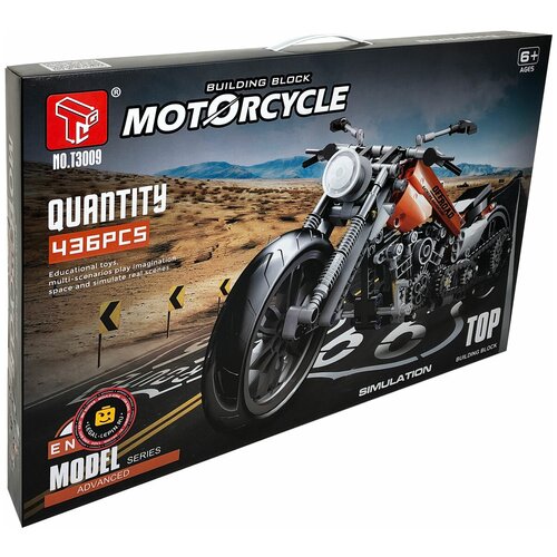 Конструктор China bricks t3009 Мотоцикл Harley-Davidson, из серии Мотоциклы, Техник