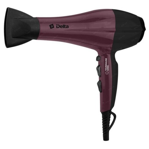 Фен DELTA DL-0937 черный с бордо 129900₽