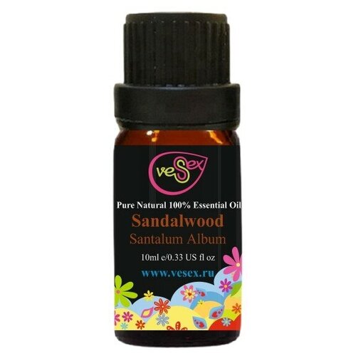 Эфирное масло сандала (сандаловое) натуральное 100% / Sandalwood 10 мл.