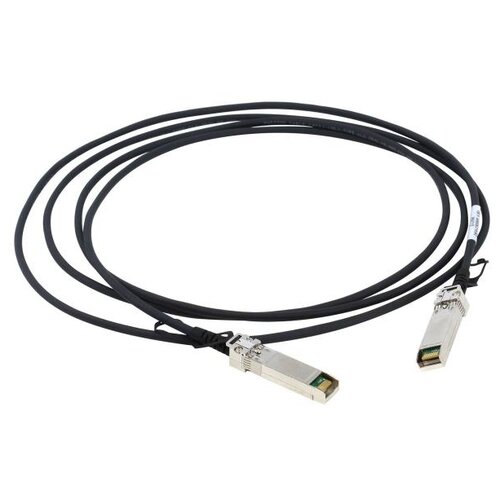 кабель fibertrade прямого подключения 25g 30awg витая пара sfp28 1м Кабель Fibertrade FT-SFP+-CabP-AWG30, 0.5 м, черный