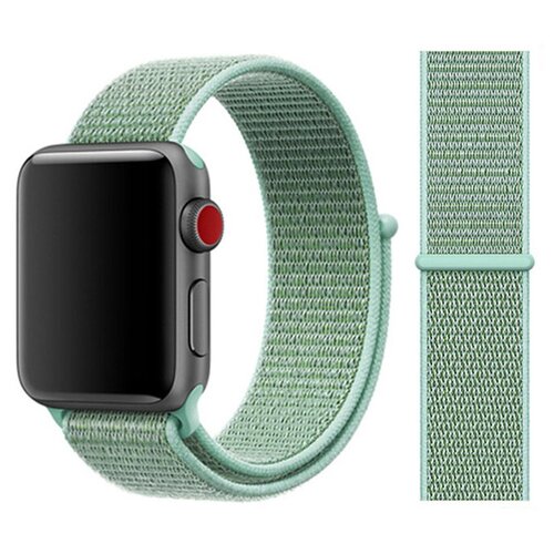 Сменный ремешок Nuobi Nylon для Apple Watch (S/M) (Зеленый 42/44 mm)