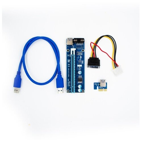 Адаптер/Райзер PCI-e molex (4 pin) райзер riser molex ver 006 1x 16x