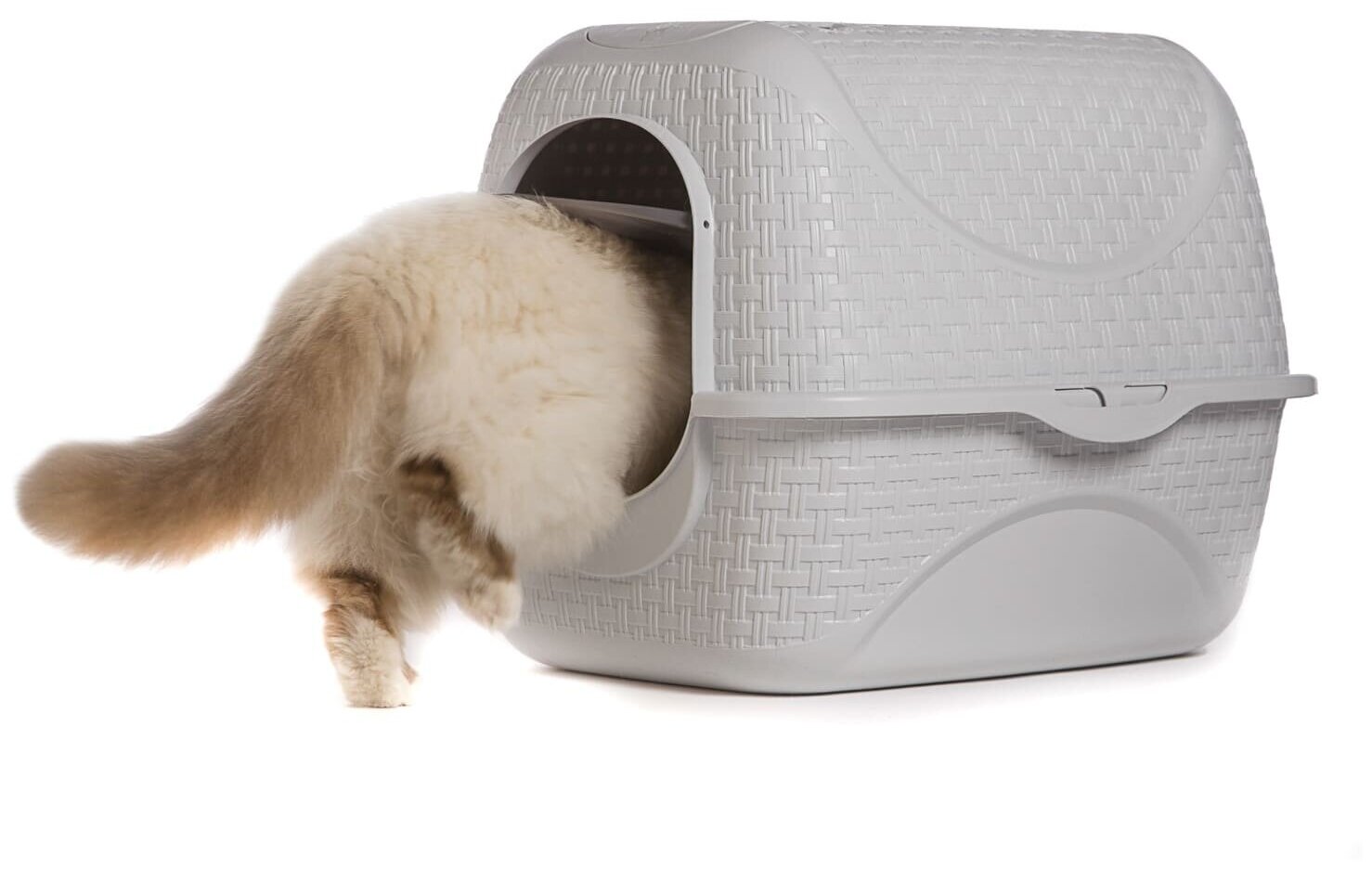 Bama Pet био-туалет для кошек PRIVE, белый - фотография № 5
