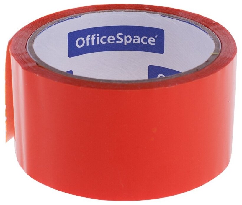 Клейкая лента упаковочная OfficeSpace 48 ммх40 м, 45 мкм, оранжевая (КЛ_6289)