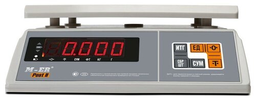 Весы порционные M-ER 326AFU-6.01 LED "POST II" USB-COM, высокоточные ...
