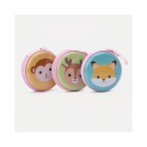 фото Кошелёк на молнии, круглый, цвет микс inhome2.0