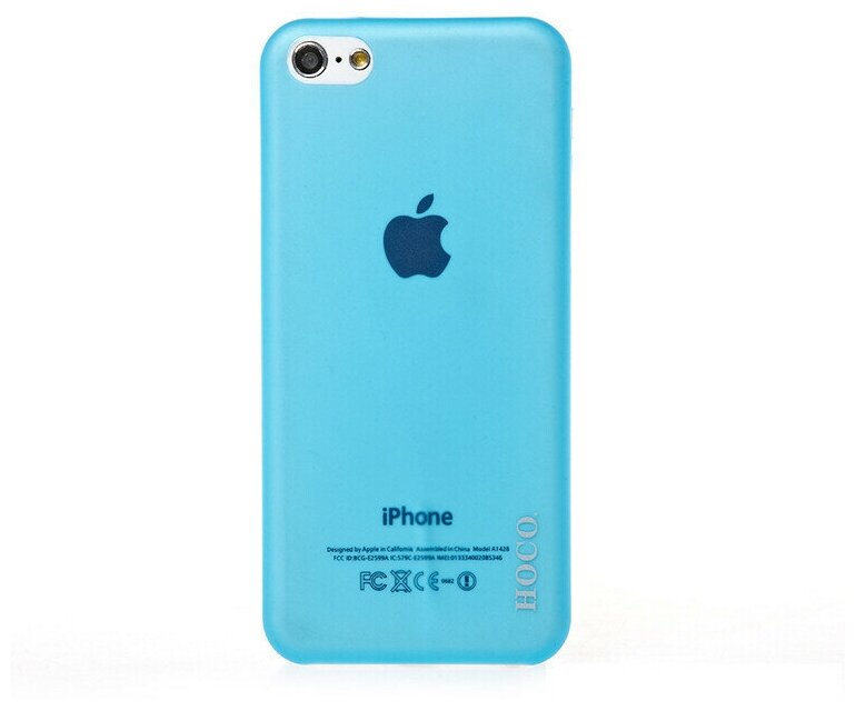 Накладка HOCO Thin Series для iPhone 5C Blue (синяя)