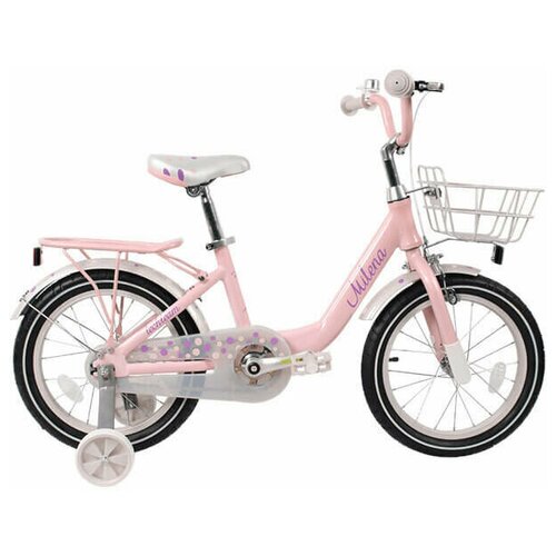 Детский велосипед Tech Team Milena с колёсами 16 светло-розовый 1329000₽