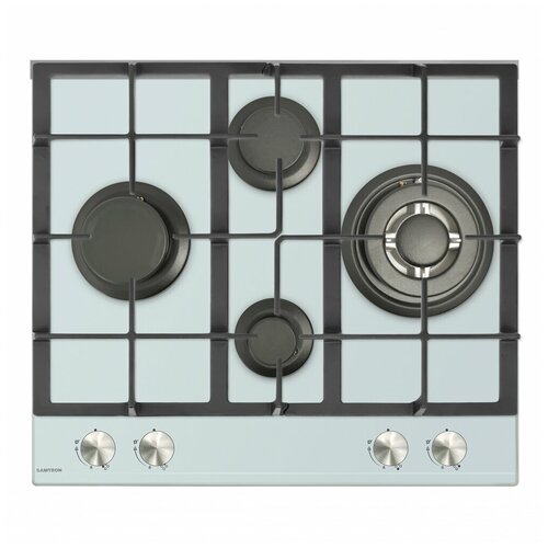 Встраиваемая газовая панель Samtron HG W6235 цвет белое стекло 1299000₽