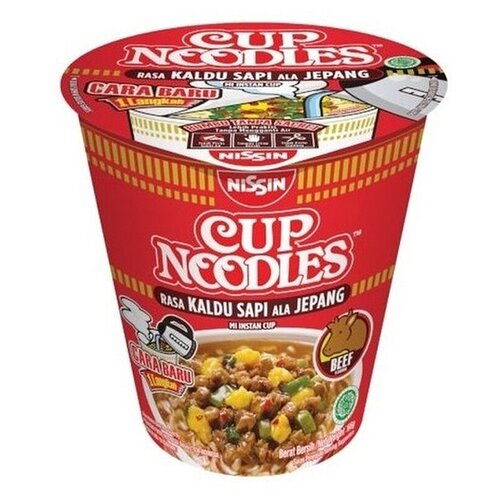 Лапша Cup Noodles Beef со вкусом говядины 66 гр.