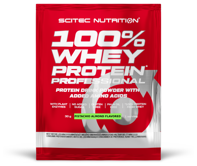 100% Whey Protein Professional, 30 г, Pistachio Almond / Фисташка Миндаль