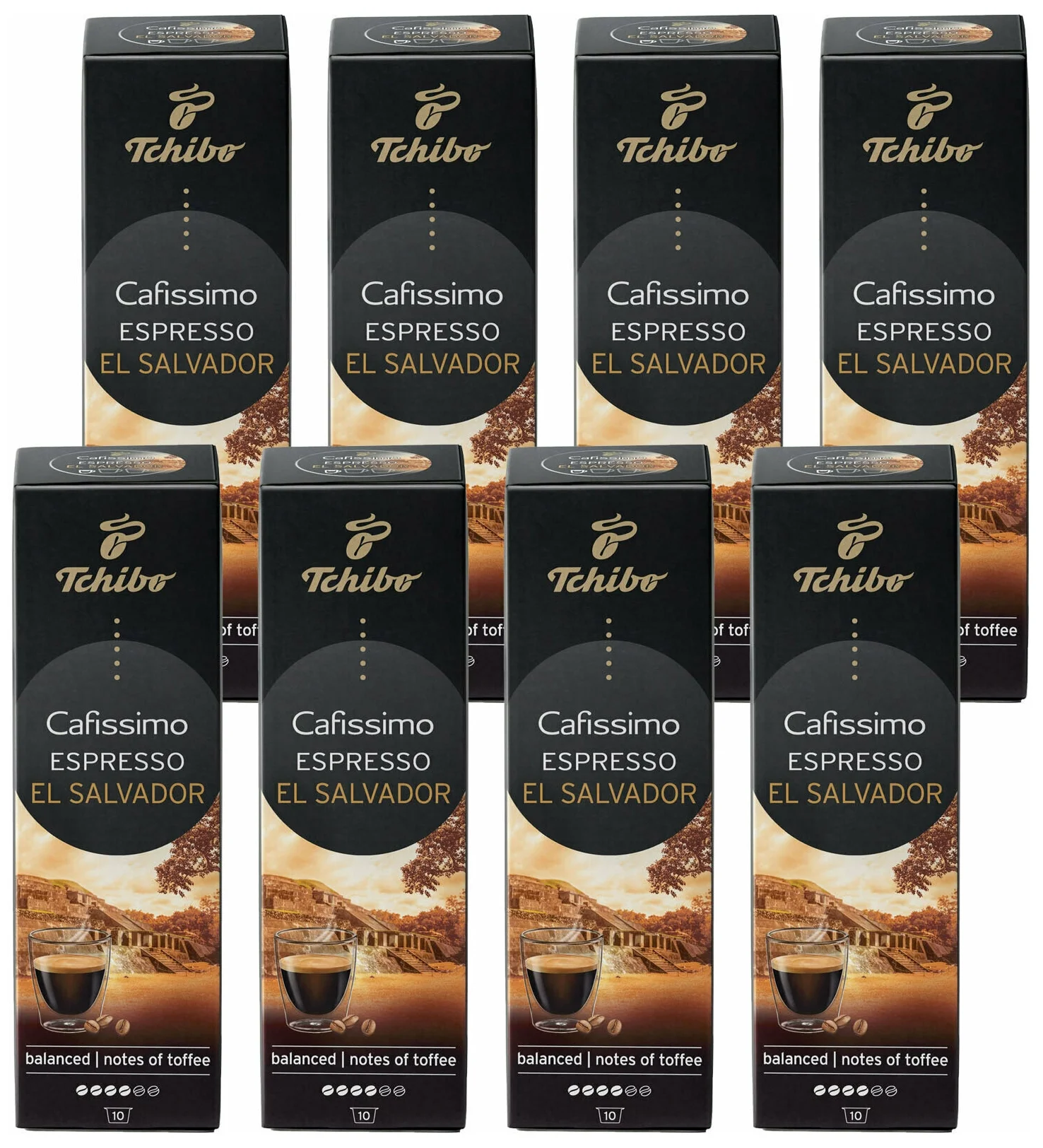 Tcibo Cafissimo Espresso El Salvador кофе в капсулах, 80 шт