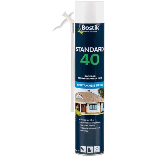 BOSTIK Standard 40 пена бытовая полиуретановая, 500 мл.